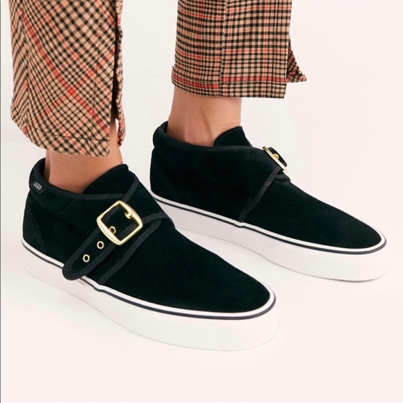 Vans Suede Chukka MS Hightop Buckle Sneakers - Picture 2 of 10